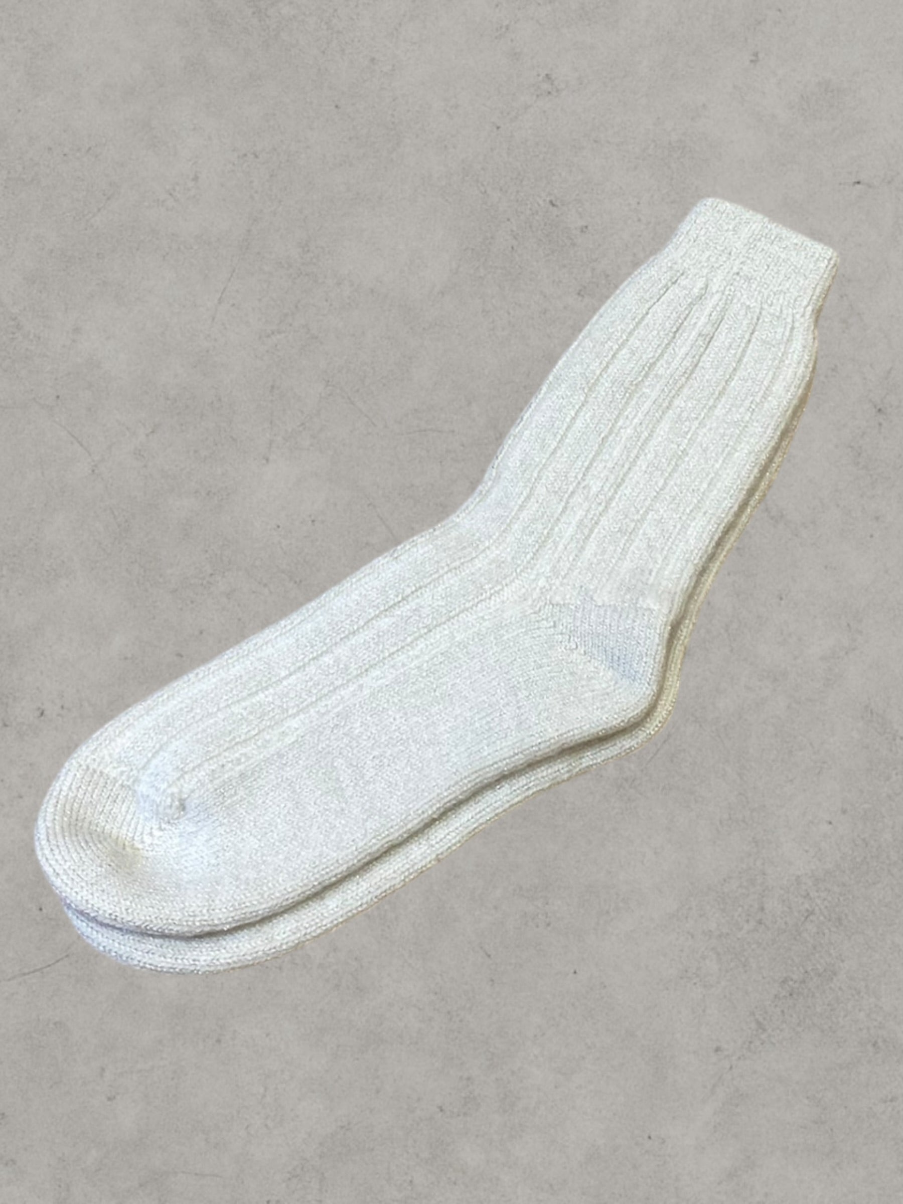 カシミアラメ靴下 (レディースサイズ)