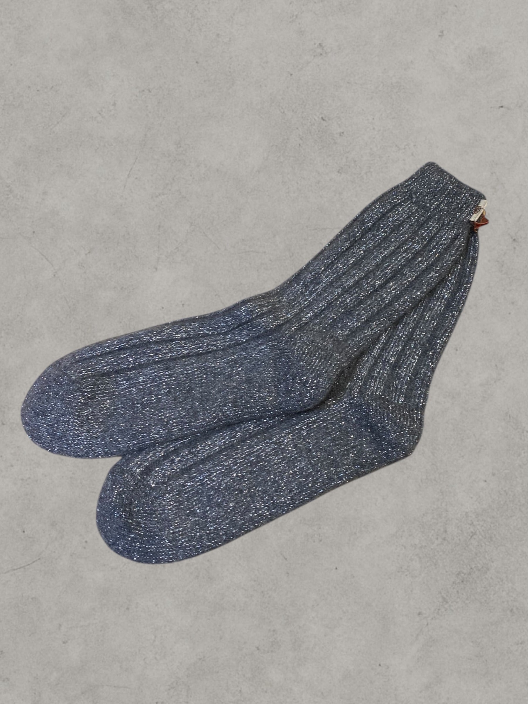 カシミアラメ靴下 (レディースサイズ)