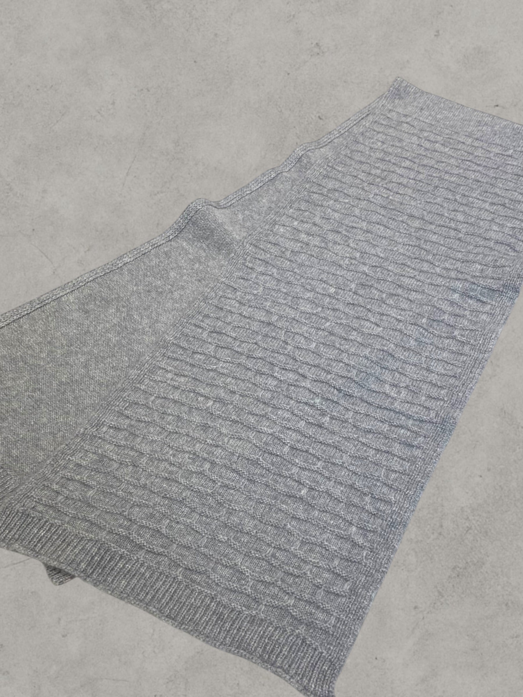 テクスチャーニットマフラー