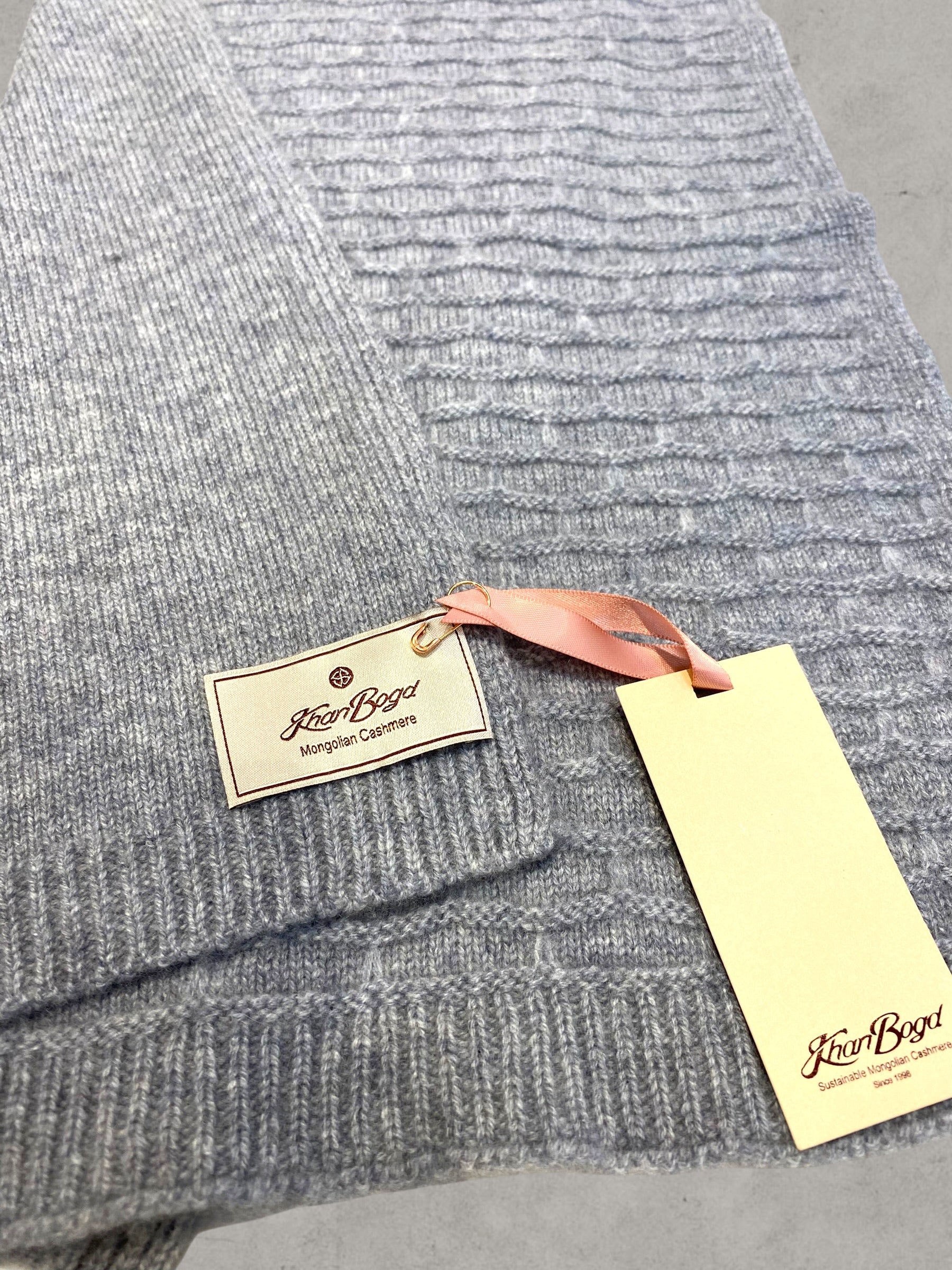 テクスチャーニットマフラー