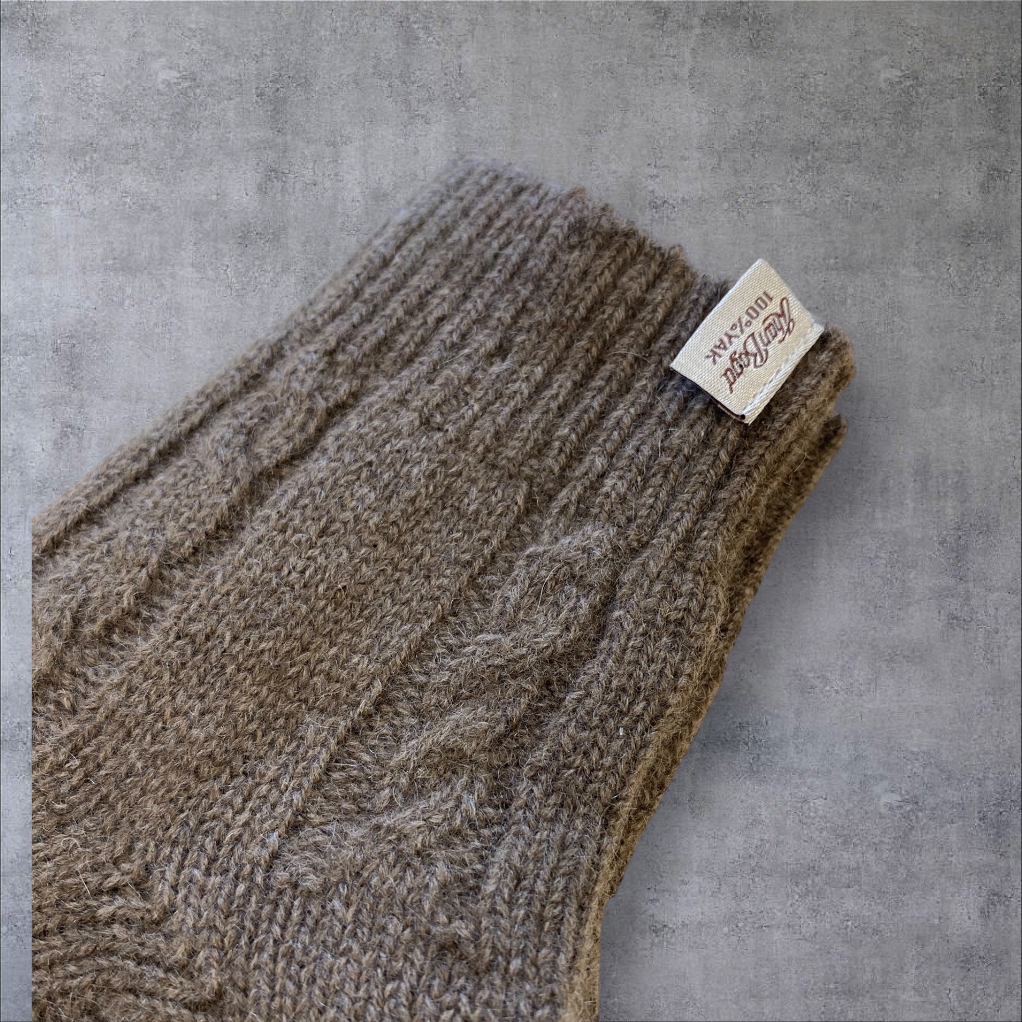 ヤクウールショート靴下