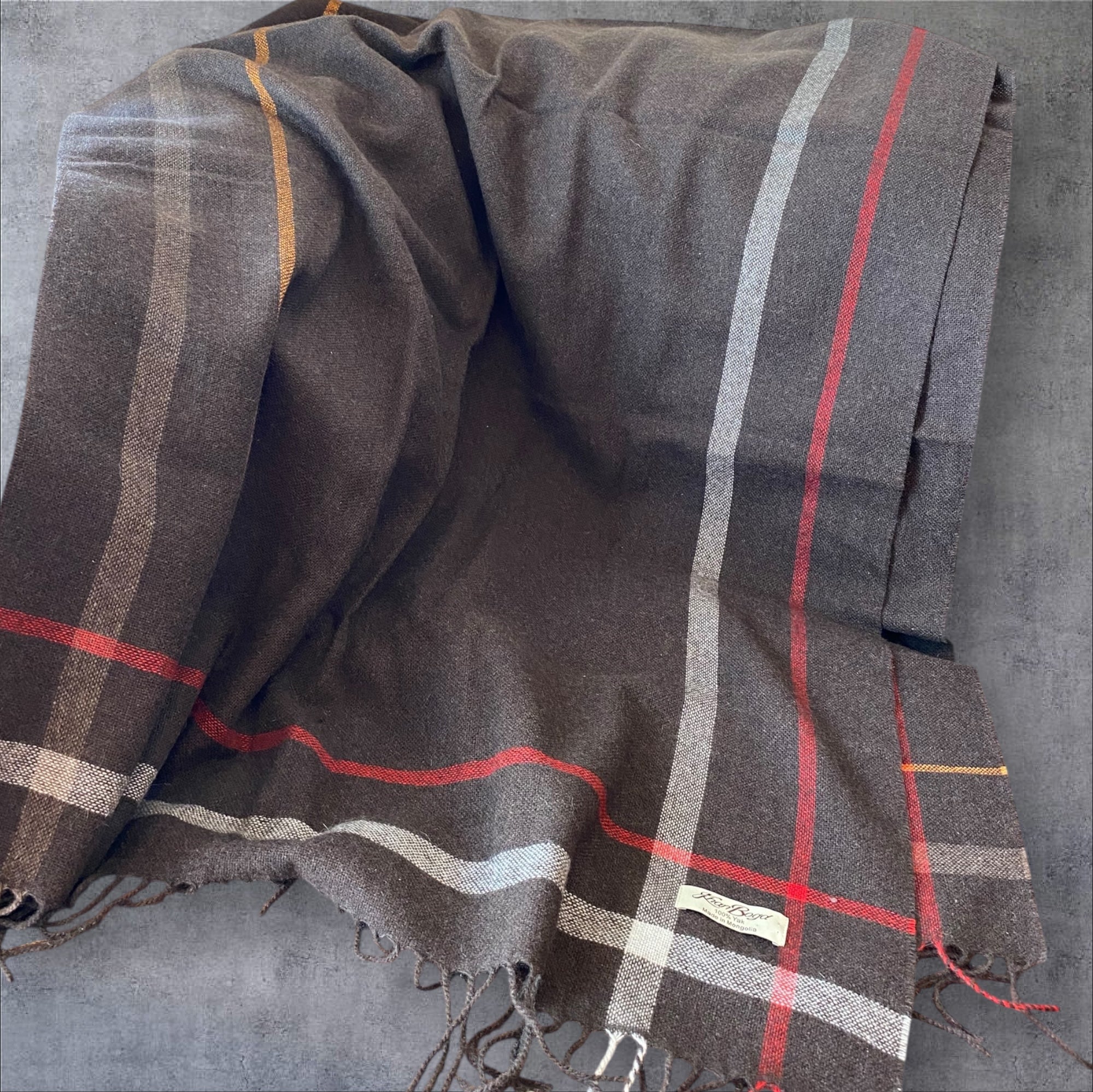 大判ヤクウールストール